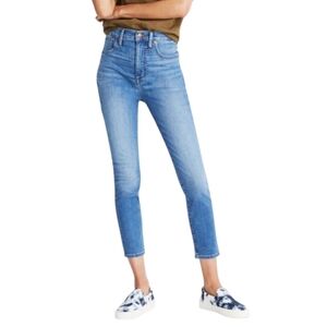 Madewell Curvy High Hi Rise Skinny Crop Denim Jeans 28